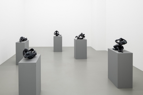 Andrew Lord, a sculpture of my left hand and five embraces, Galerie Eva Presenhuber