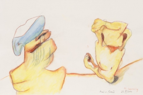 Maria Lassnig, Drawings, Petzel Gallery