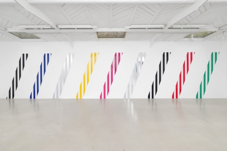 Daniel Buren, Du cercle aux carrés, travaux situés, Mennour