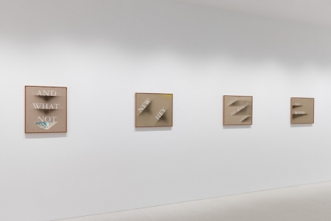 Ed Ruscha, Says I, to Myself, Says I, Gagosian