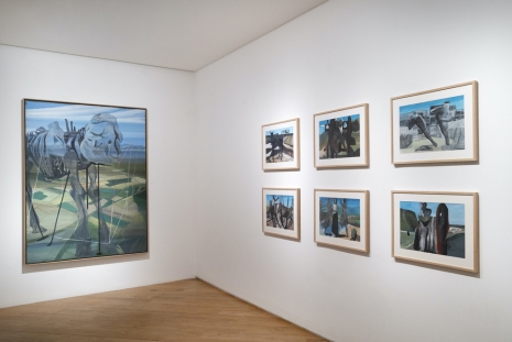 Marc Desgrandchamps, En miroir, Galerie Lelong