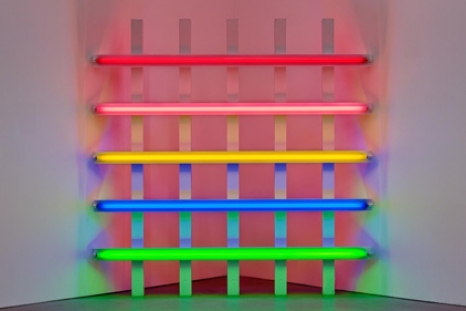 Dan Flavin, Grids, David Zwirner