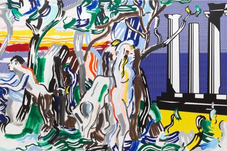 Roy Lichtenstein, Painting with Scattered Brushstrokes, Gagosian