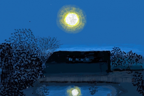 David Hockney, Moon Room, Galerie Lelong