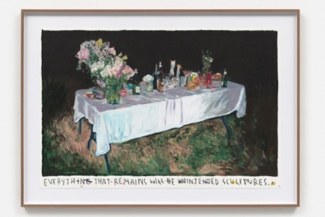 Rinus Van de Velde, The Dinner, Galerie Max Hetzler
