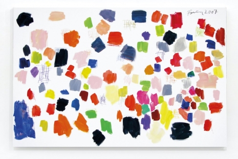 Etel Adnan, Marc Desgrandchamps, June Edmonds, Günther Förg, David Hockney..., Art Basel Hong Kong, Galerie Lelong