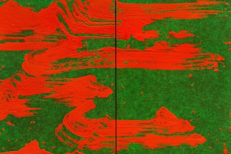 Etel Adnan, Pierre Alechinsky, Marc Desgrandchamps, David Hockney, Hyunsun Jeon..., Art Paris, Galerie Lelong