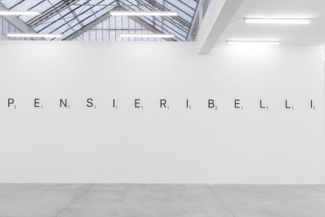 Gabriel Sierra, PENSIERI BELLI, Galleria Franco Noero