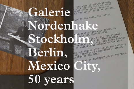 Torsten Andersson, Olle Bærtling, Dawoud Bey, Ann Böttcher, Gerard Byrne..., Galerie Nordenhake 50 Years – Stockholm, Galerie Nordenhake