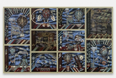 Lari Pittman, The Remedy of Analog Space and Time, Lehmann Maupin