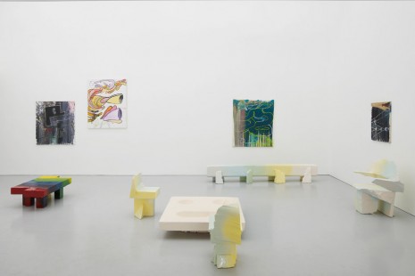 Luke Gottelier, Max Lamb , Paintings & Furniture, Kate MacGarry