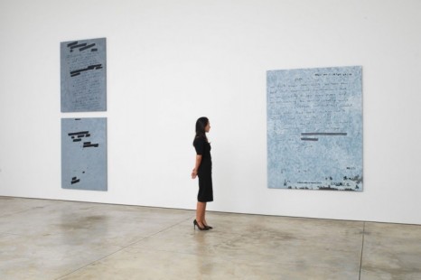 Jenny Holzer, Dust Paintings, Cheim & Read