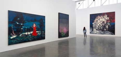 Zeng Fanzhi, Paintings, Drawings, and Two Sculptures, Gagosian