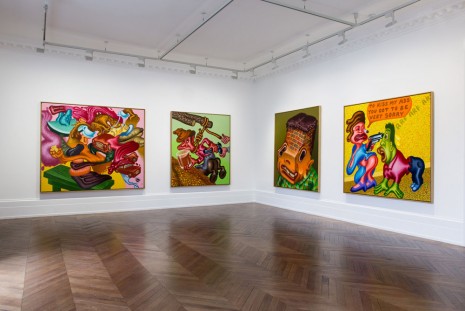 Peter Saul, Some Terrible Problems, Michael Werner