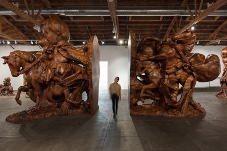 Paul McCarthy, WS Spinoffs, Wood Statues, Brown Rothkos, Hauser & Wirth