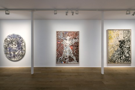 François Rouan, Grands Formats Choisis au Musée Fabre à Montpellier & Travaux D’aujourd’hui Découverts à Laversine, Guttklein Fine Art