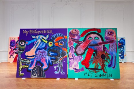 Bjarne Melgaard, Bodyparty (Substance Paintings) & Life Killed My Chihuahua, Galerie Thaddaeus Ropac