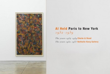 Al Held, Paris to New York 1952–1959, Cheim & Read