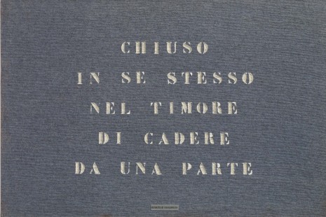 Vincenzo Agnetti, Alighiero Boetti, Giulio Paolini, Emilio Prini, Difference and Affinity, Cardi Gallery