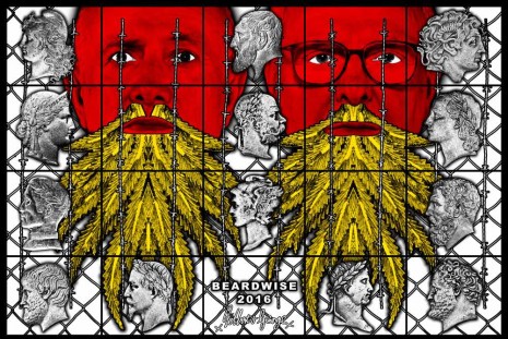 Gilbert & George, THE BEARD PICTURES, Galerie Thaddaeus Ropac
