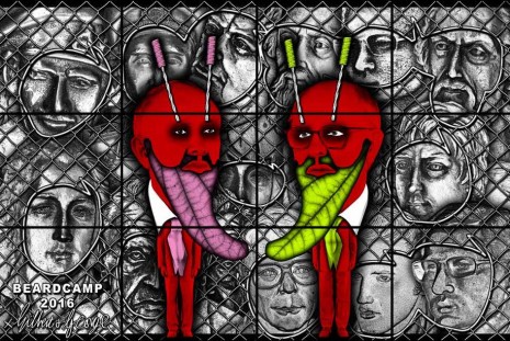 Gilbert & George, THE BEARD PICTURES, Lehmann Maupin