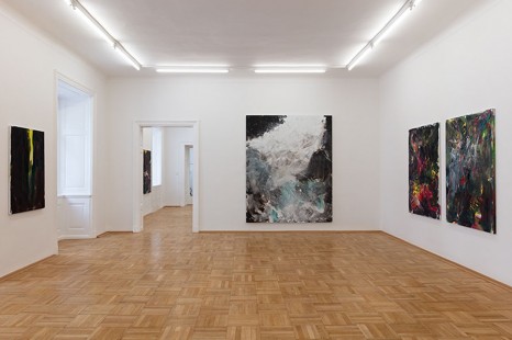 Herbert Brandl, Der Regen, Galerie nächst St. Stephan Rosemarie Schwarzwälder